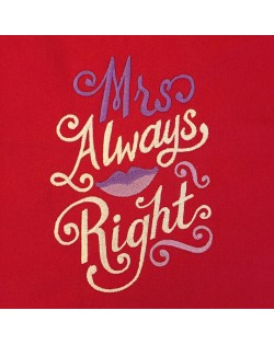 Mrs Always Right apron