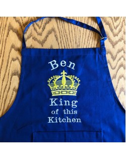 Personalized Apron with Crown