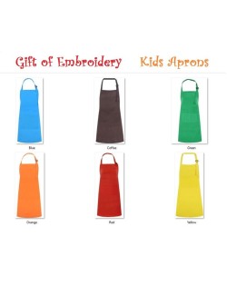 Kids Apron with Hat for 3-10 years old