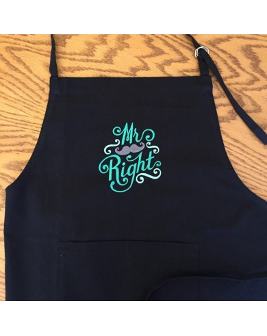 Mr Right apron