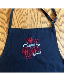 Mr Right apron