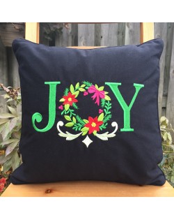 Holiday throw pillow