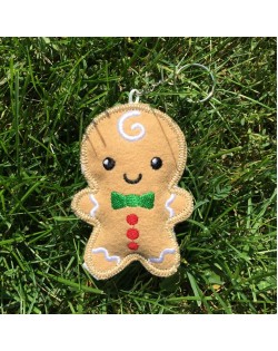 Gingerbread Man Keychain