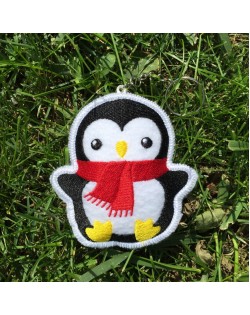Penguin Stuffed Keyfob