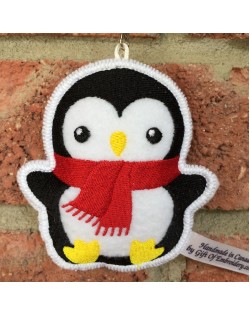 Penguin Stuffed Keyfob