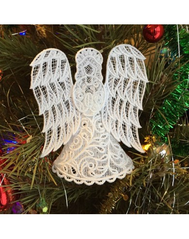 Freestanding Angel Lace Ornament