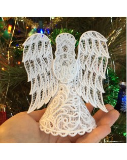 Freestanding Angel Lace Ornament