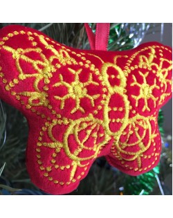 Butterfly Holiday Ornament