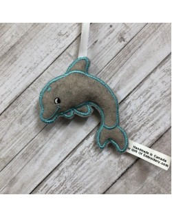 Dolphin Felt Ornament 
