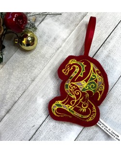 Dragon Holiday Ornament
