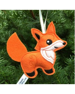 Fox Felt Ornament