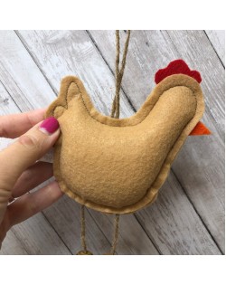 Hen Holiday Ornament