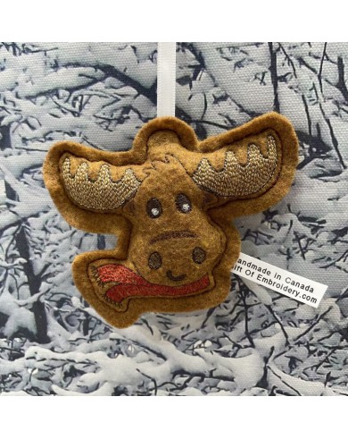 Moose Holiday Ornament