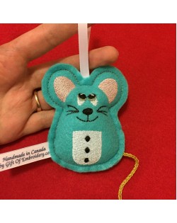 Mouse Holiday Ornament
