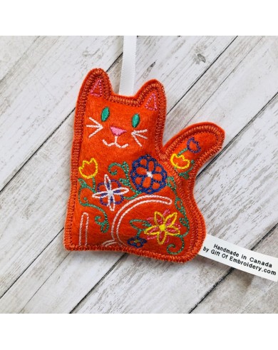 Orange Cat Ornament