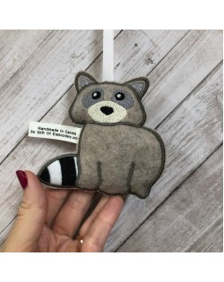 Racoon Holiday Ornament