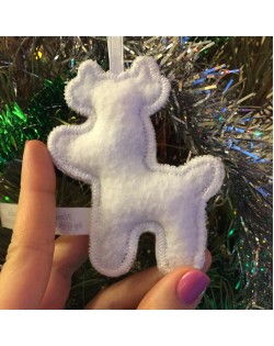 Reindeer Holiday Ornament