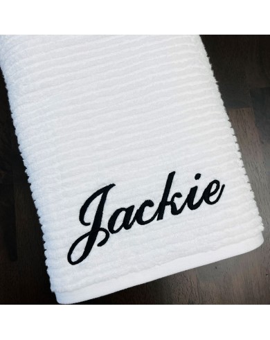 Custom Towel Embroidered Name
