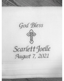 Personalized Baptism Towel